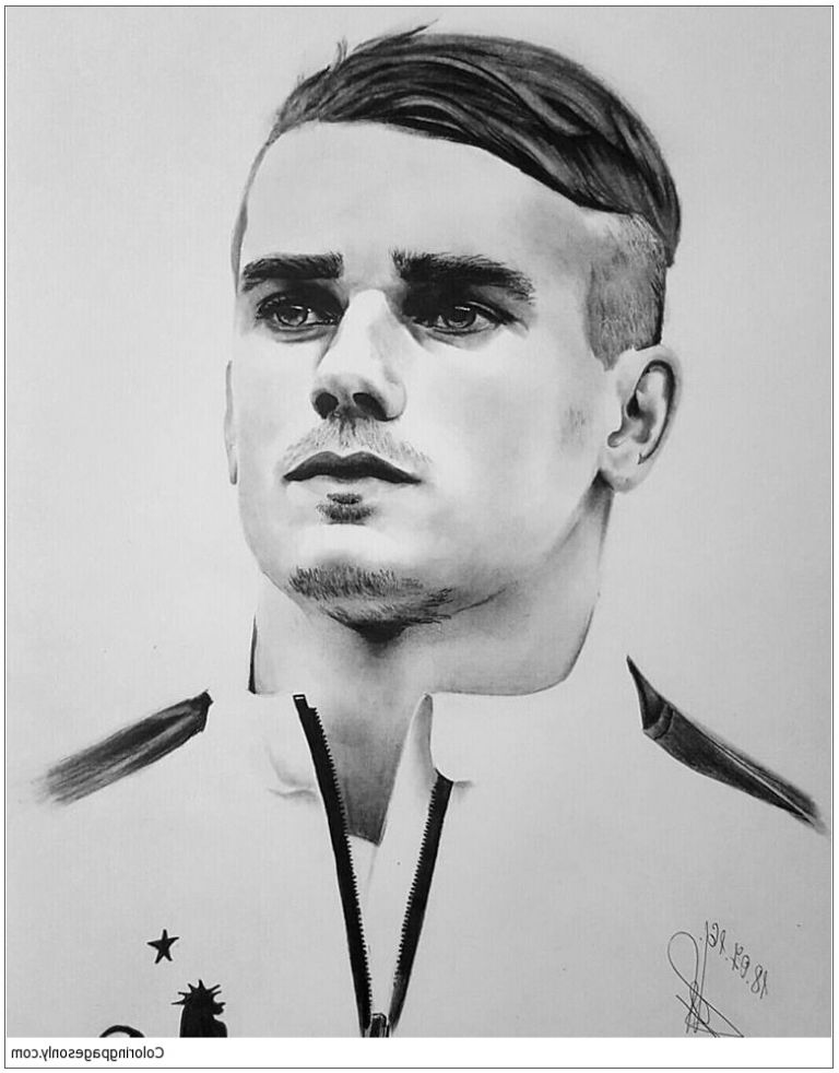 Coloriage Antoine Griezmann Beau Collection Antoine Griezmann Image