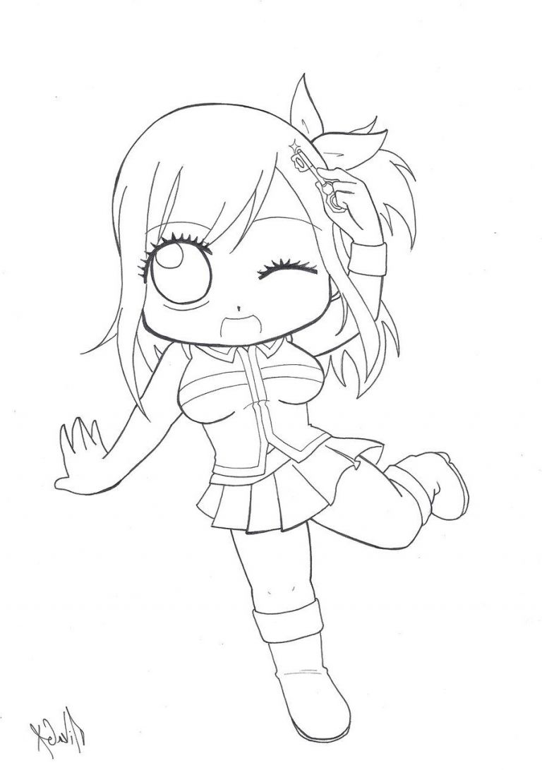 Nouveau De Coloriage Manga Chibi Photos Coloriage Coloriage