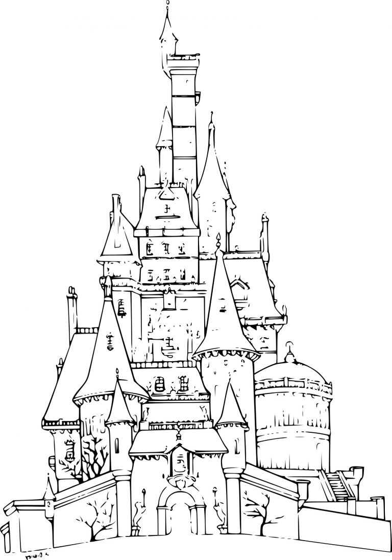 Coloriage Reine Des Neiges Chateau Inspirant Image Coloriage Chateau