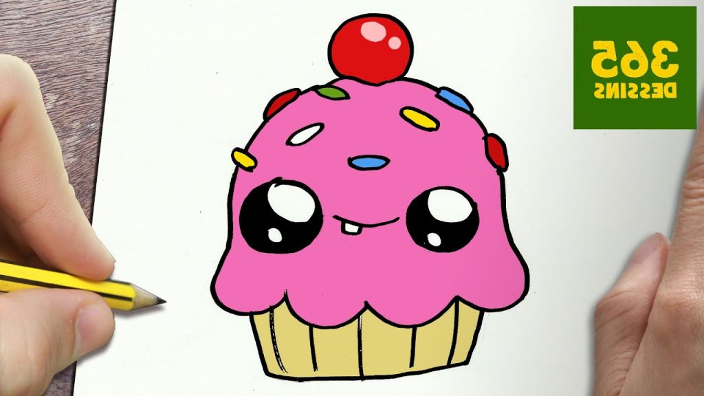 Dessin De Kawaii A Colorier Beau Photos Ment Dessiner Cupcake Kawaii