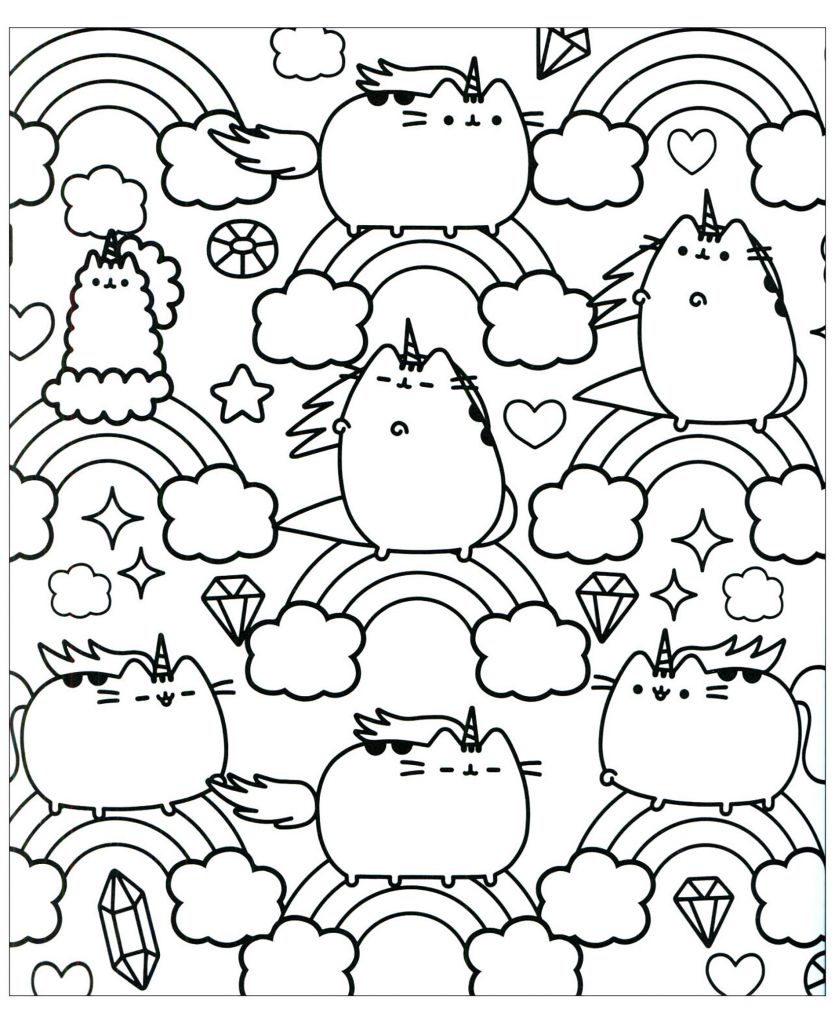 Nouveau De Pusheen Coloriage Image Coloriage Coloriage Images And