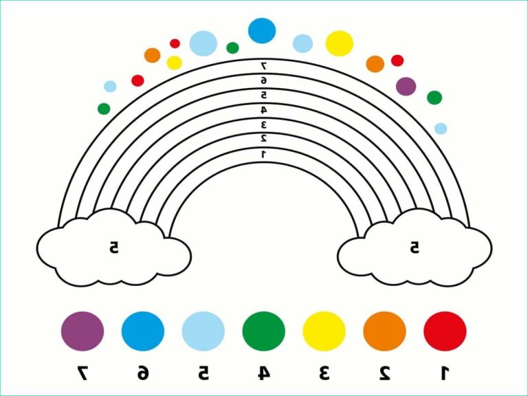 Arc En Ciel à Imprimer Élégant Image Coloriage Arc En Ciel 20 Dessins à