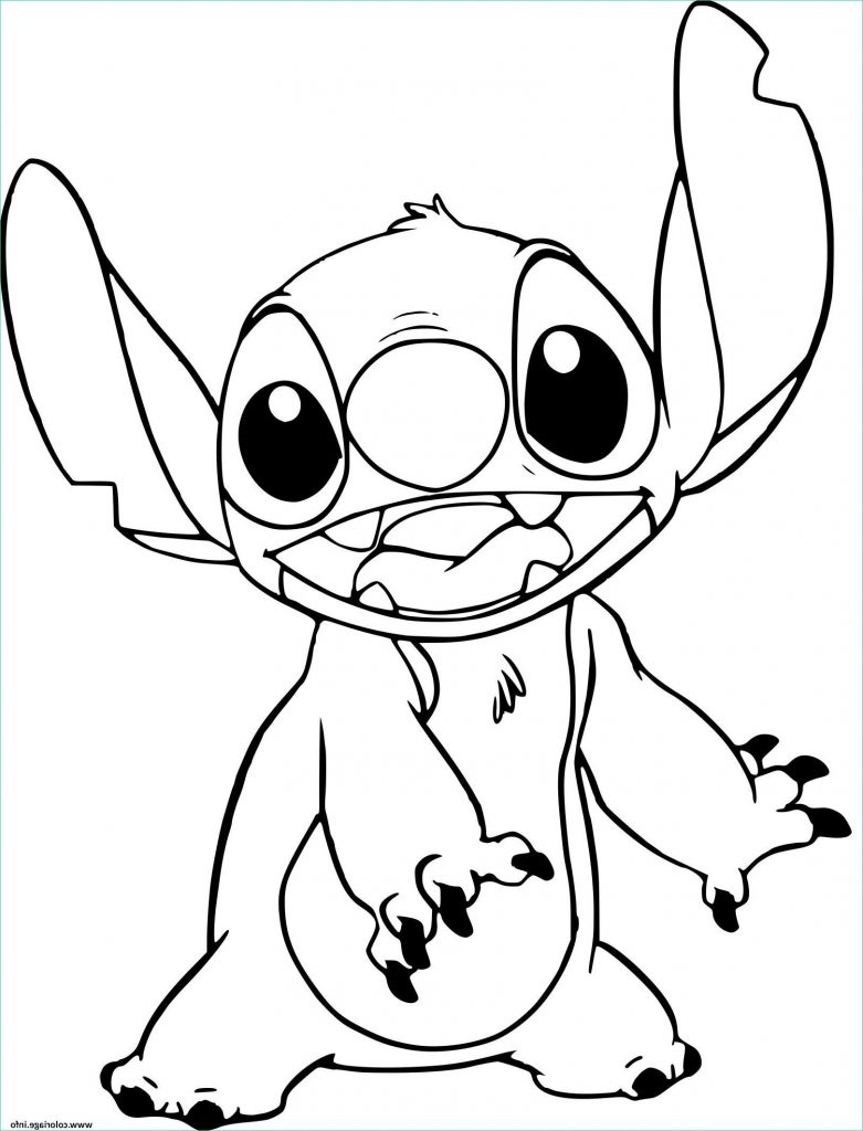 9 Élégant De Coloriage De Stitch Stock Coloriage Coloriage