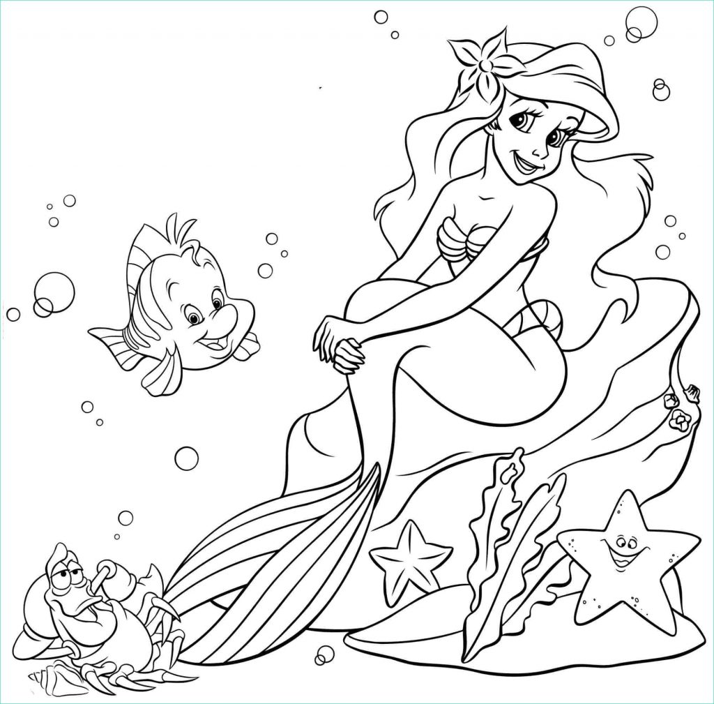 Inspirant De Coloriage Princesse Ariel Photos Coloriage Coloriage