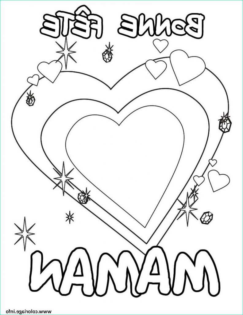 Unique De Bonne F Te Maman Coloriage Collection Coloriage Coloriage