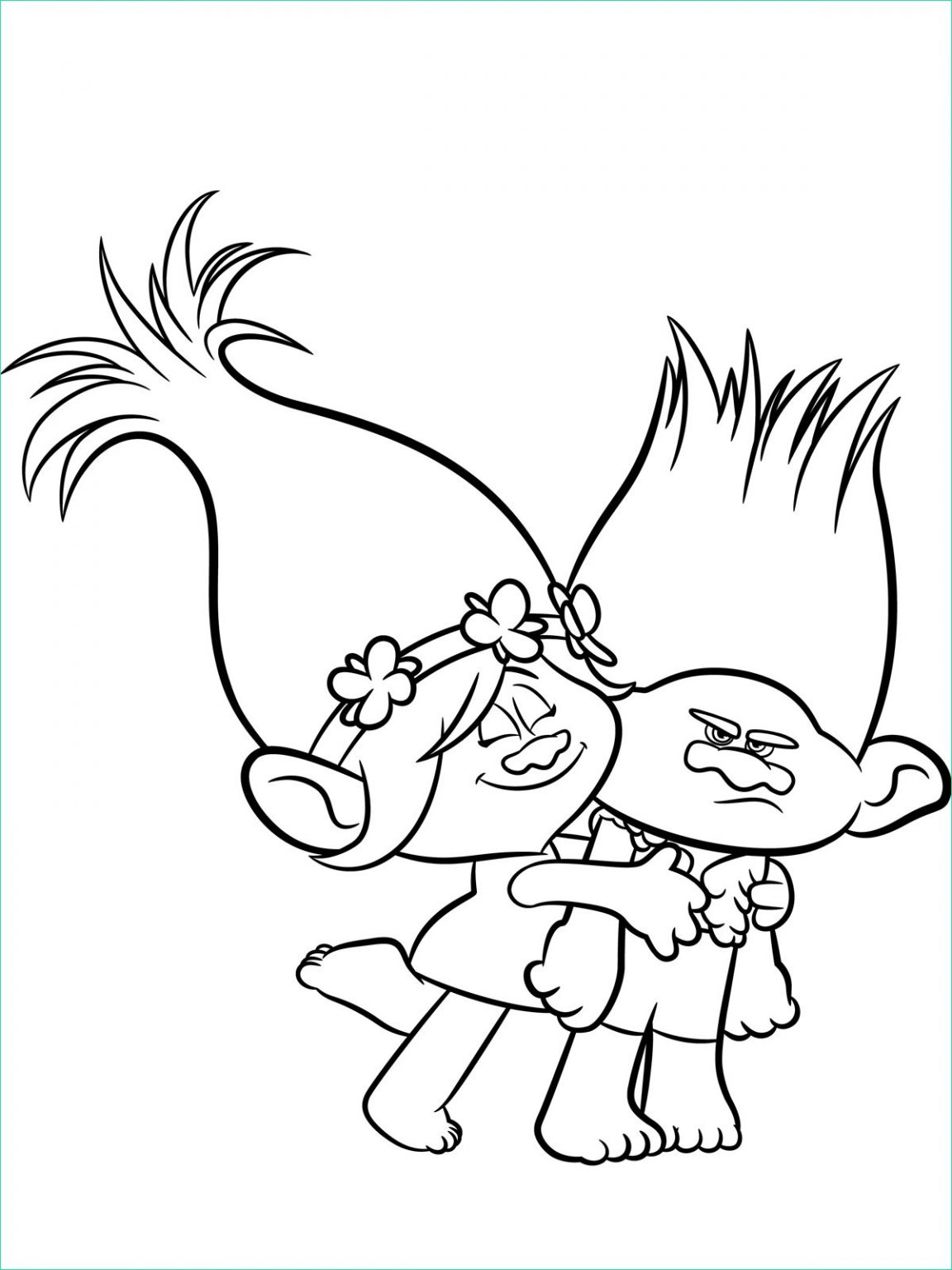 Dessin A Imprimer Troll Cool Collection Coloriage De Trolls A