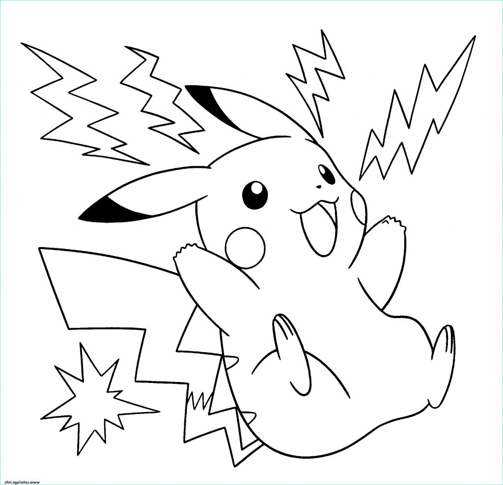 Pikachu Colorier Bestof Photos Coloriage Pokemon Pikachu Electrique