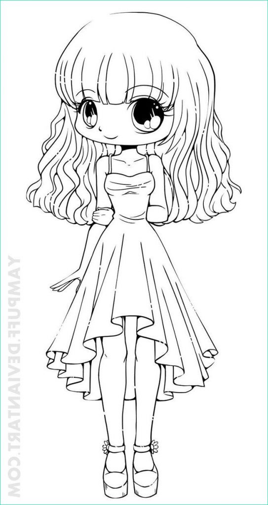 Coloriage Kawaii Manga Nouveau Galerie Coloriage Manga Kawaii