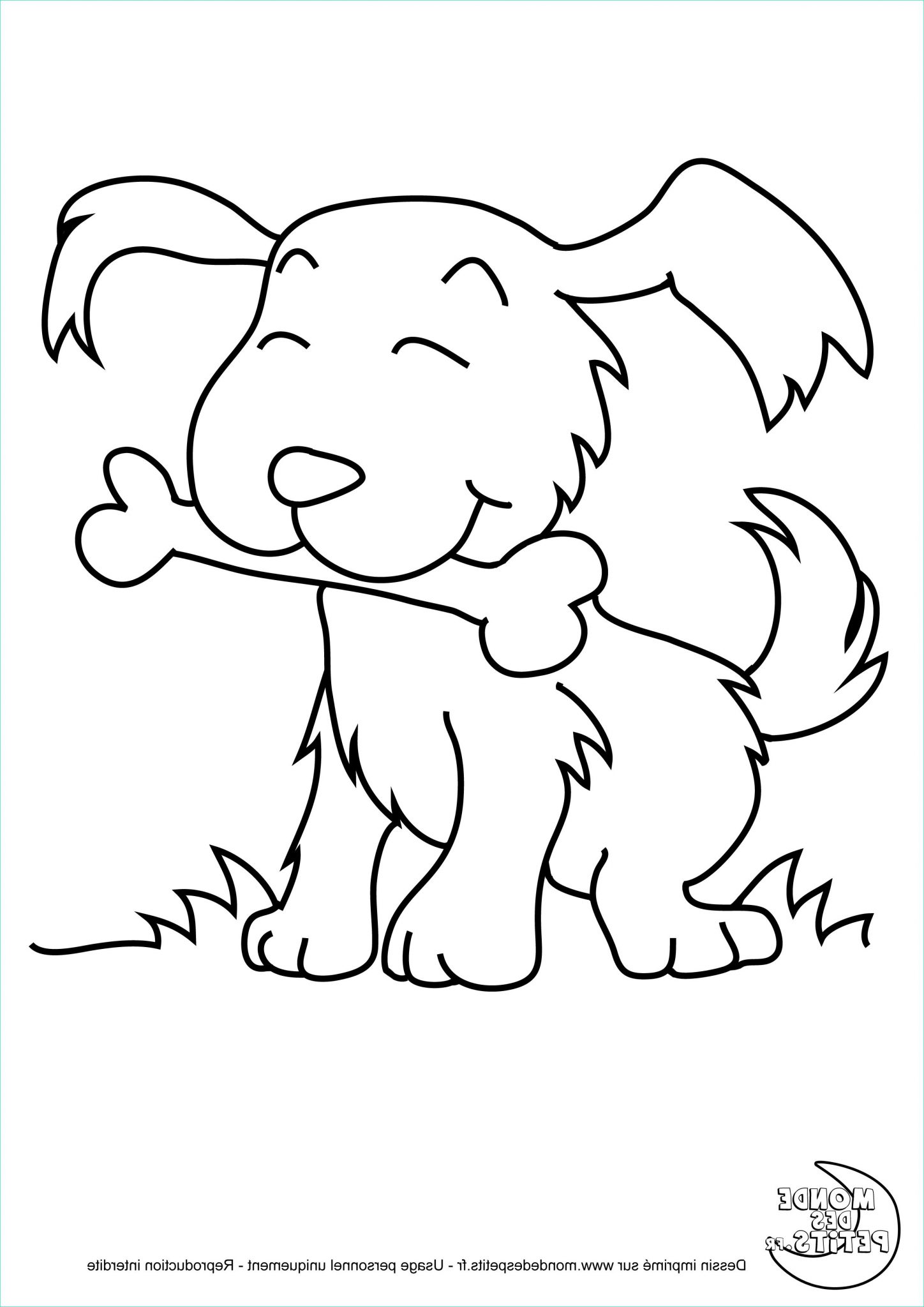 Dessin Chien Imprimer Beau Photos Coloriage Chien Sur Ordinateur