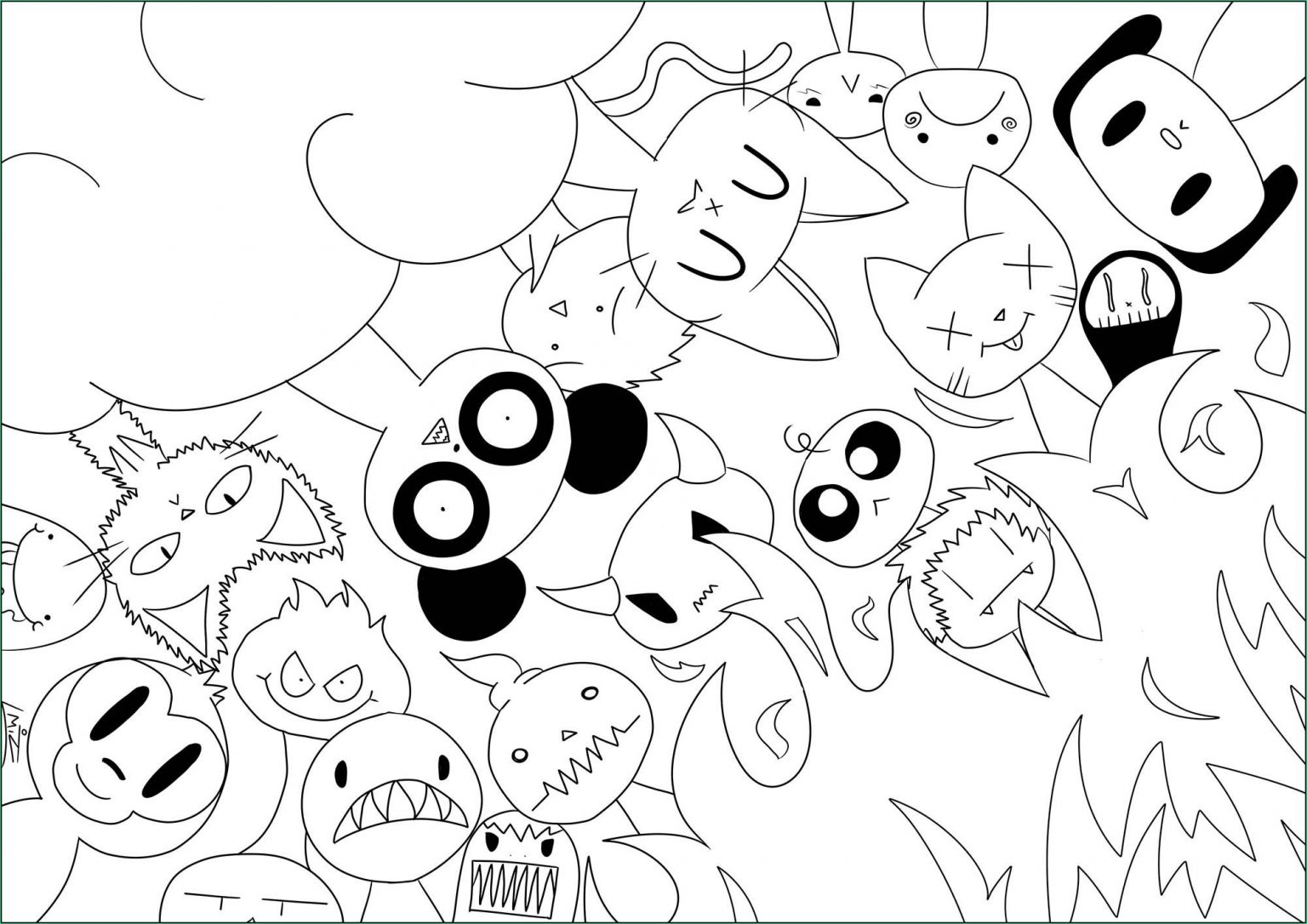 Impressionnant De Kawaii à Colorier Photos Coloriage Coloriage