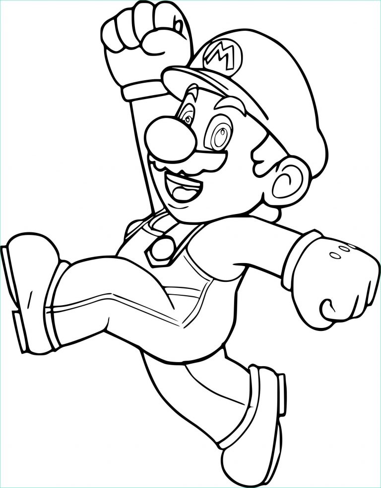 Dessin A Imprimer Mario Luxe Collection Coloriage Mario Gratuit à