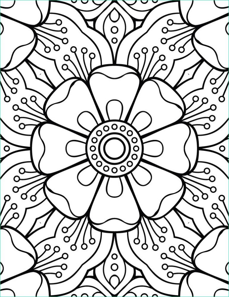 Dessin Mandala A Colorier Beau Photos Mandala Facile Dessin A Colorier