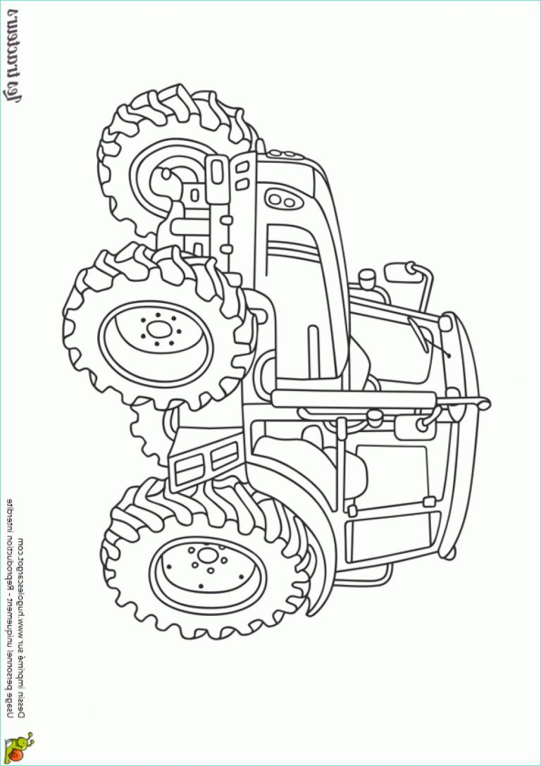 Beau De Dessin De Tracteur A Colorier Images Coloriage Coloriage