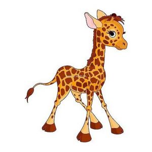 Bébé Girafe Dessin Impressionnant Image Sticker Enfant Bébé Girafe Réf 901 Stickers Muraux Enfant