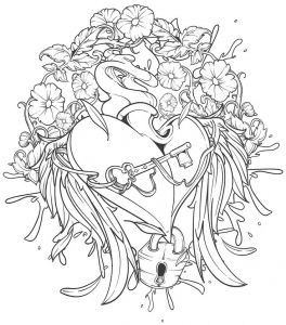 Coeur A Colorier Inspirant Photographie 17 Images About Adult Coloring Pages On Pinterest
