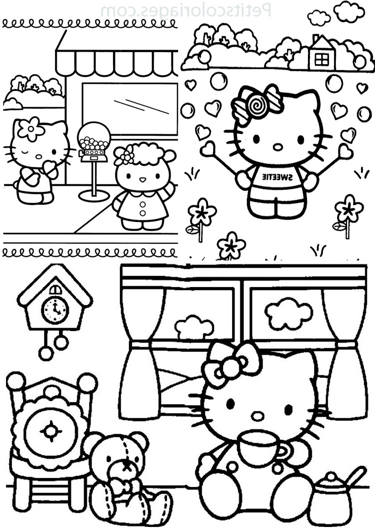 Coloriage A Imprimer Hello Kitty Cool Photos 143 Dessins De Coloriage Hello Kitty à Imprimer