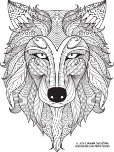 Coloriage Animal Mandala Luxe Images 230 Best Coloriage Mandala Chien Images On Pinterest