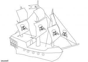 Coloriage Bateau Pirate Cool Collection Coloriage Bateau Pirate à Imprimer Et Colorier