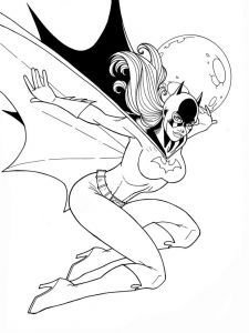 Coloriage Batgirl Beau Photos Free Printable Batgirl Coloring Pages for Kids