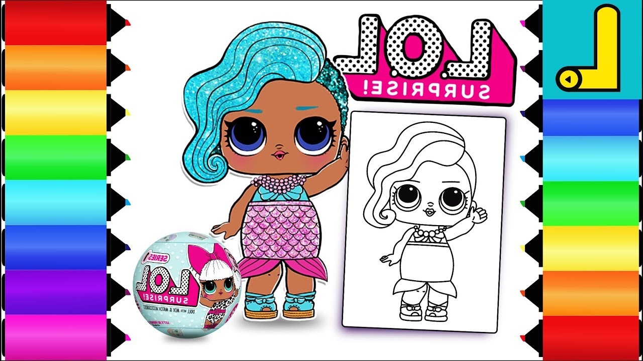 Coloriage De Poupée Lol Unique Stock Drawing and Coloring Lol Surprise Doll Splash Queen