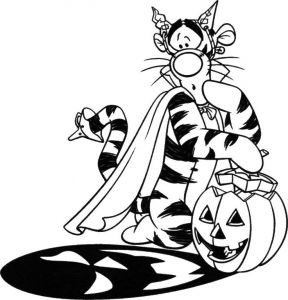 Coloriage Disney Halloween Élégant Stock Tigger Coloring Pages to Print Coloring Home