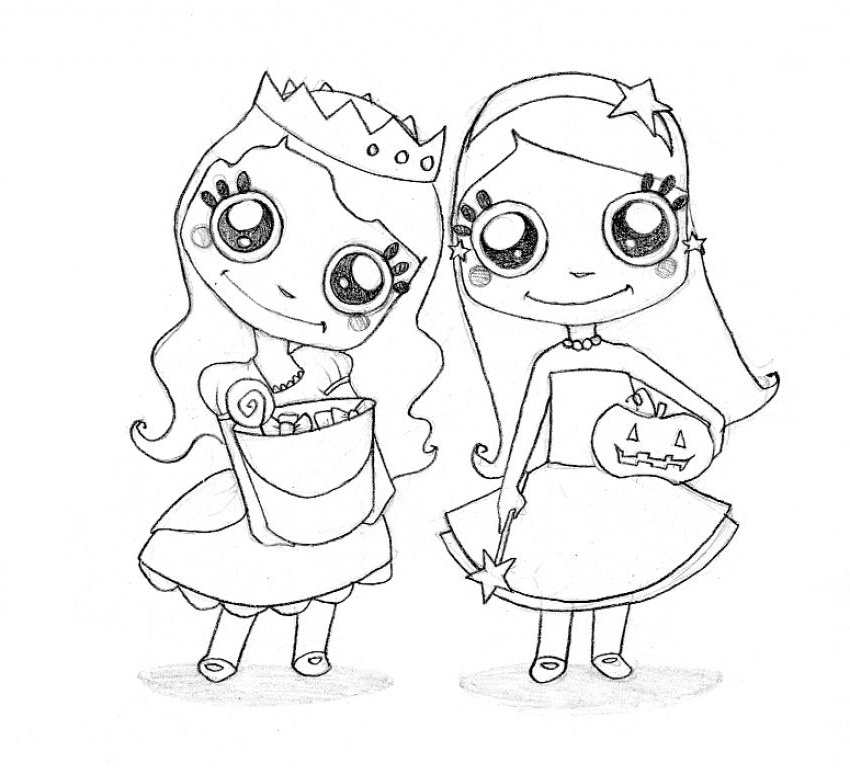 Coloriage Disney Halloween Inspirant Image Lovely Halloween Princesses Coloring Pages Hellokids