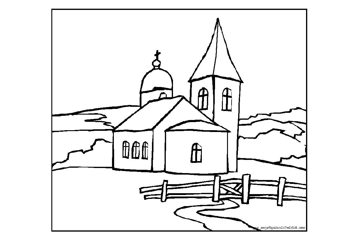 Coloriage Eglise Beau Images Église 21 Bâtiments Et Architecture – Coloriages à Imprimer