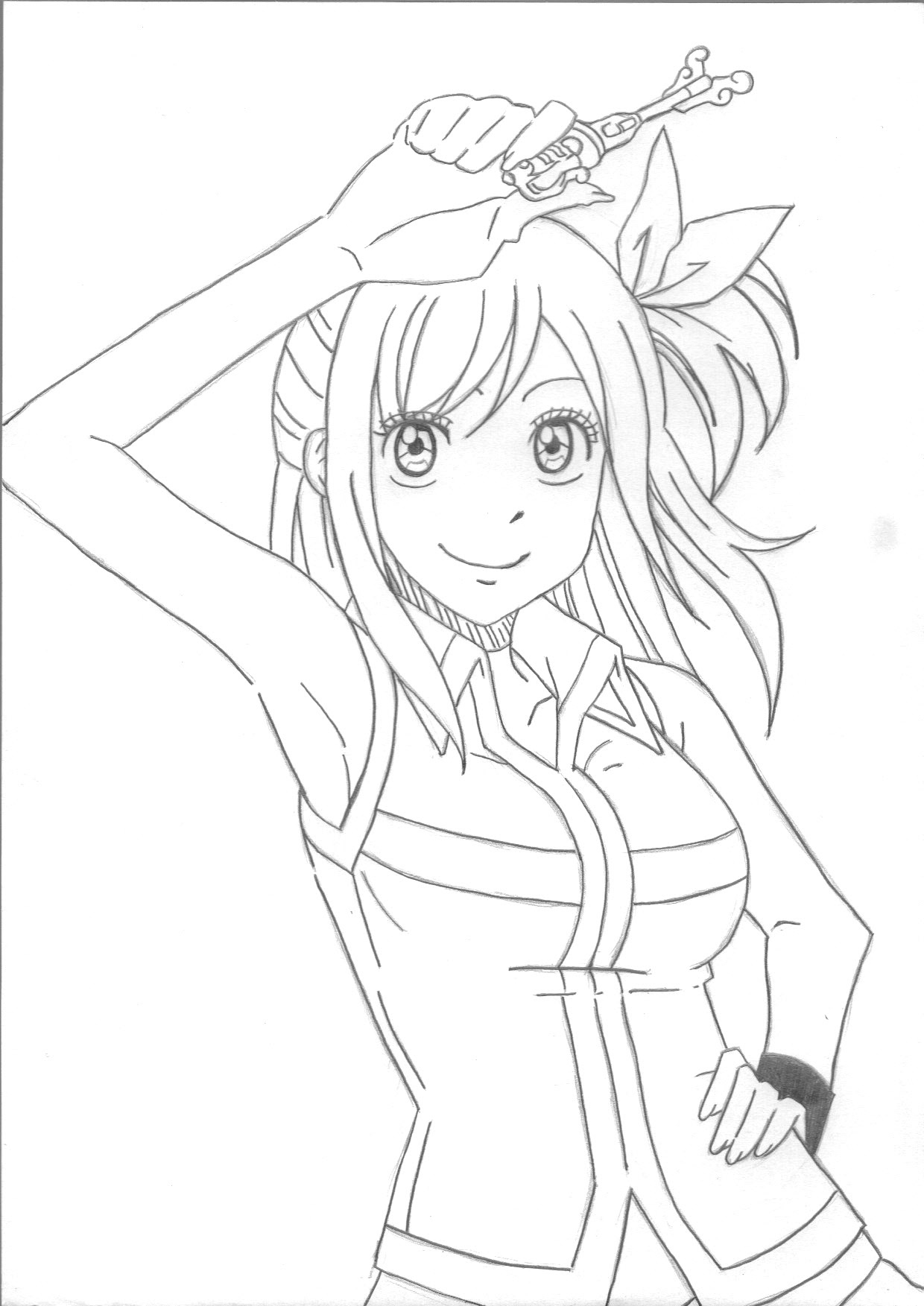 Coloriage Fairy Tail Lucy Beau Image Dessin Colorier Fairy Tail Natsu Et Lucy