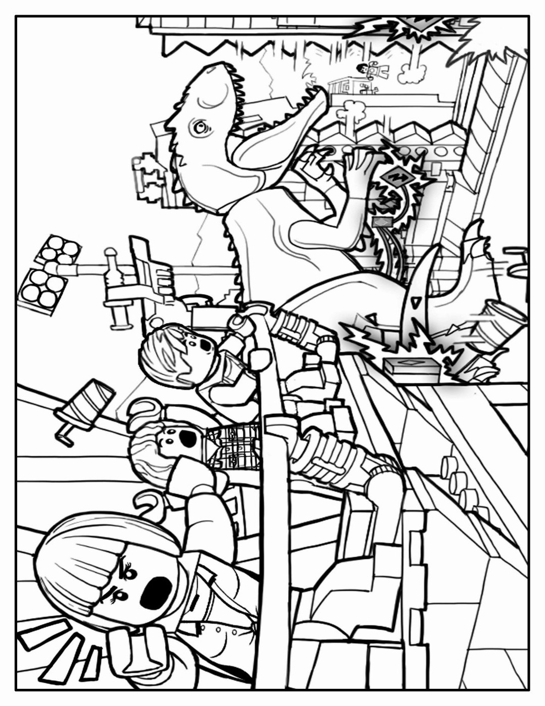 Coloriage Lego Jurassic World Impressionnant Images Lego Jurassic World Coloring Pages Coloring Pages