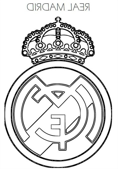 Coloriage Logo Unique Photos Coloriage écusson Real Madrid à Imprimer