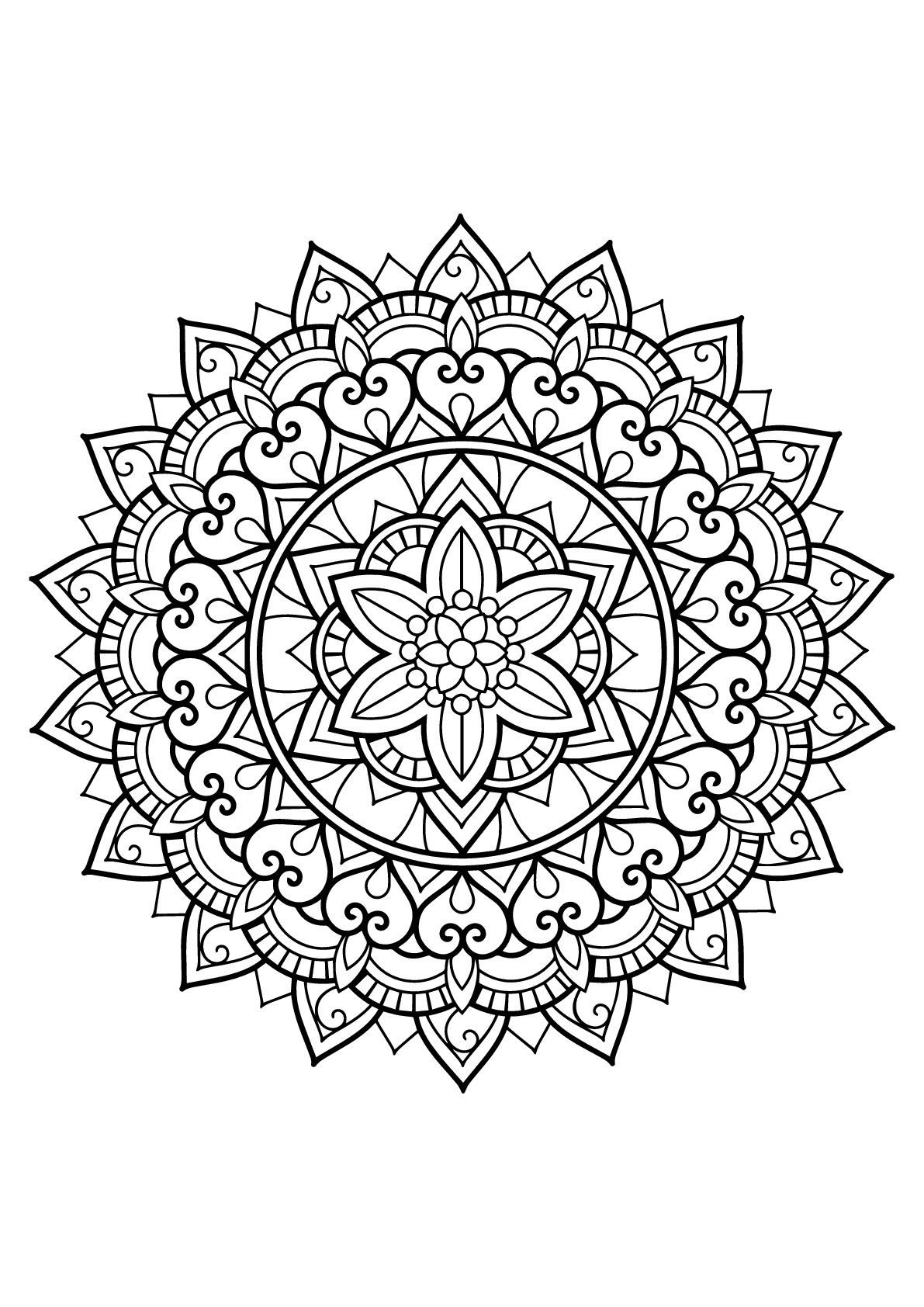 Coloriage Mandala Gratuit Luxe Images Livre De Coloriage Mandala