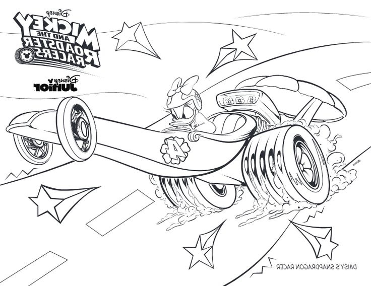 Coloriage Mickey top Depart Impressionnant Collection Les 104 Meilleures Images Du Tableau Mickey & the Roadster