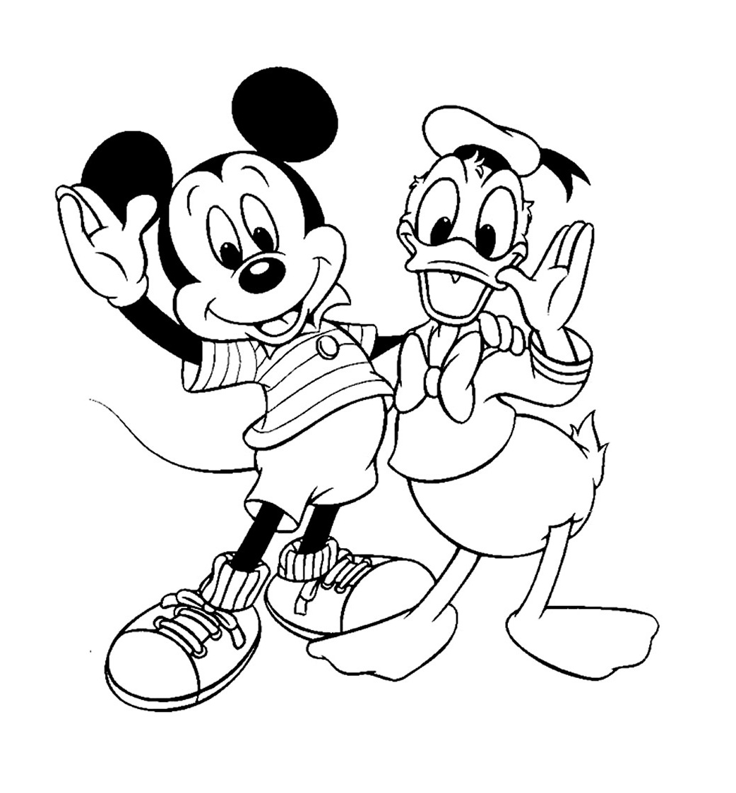 Coloriage Mickey top Depart Inspirant Images Coloriage Mickey Et Ses Amis – Coloriages Pour Enfants
