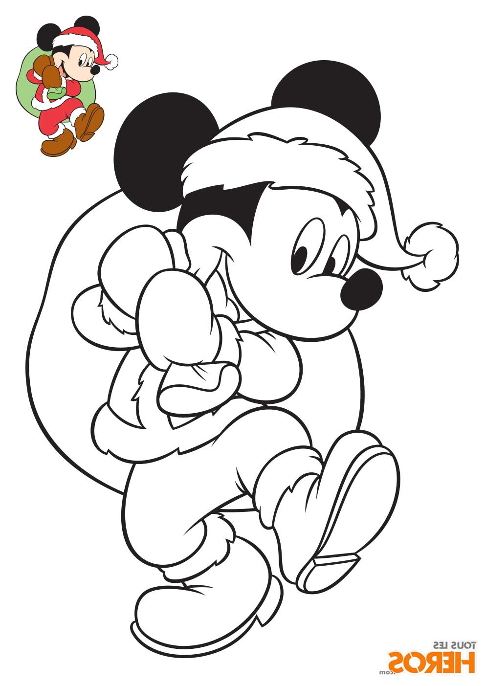 Coloriage Minnie Et Mickey Nouveau Image Coloriages Mickey Et Minnie Spécial Noël Gratuits Sur Le