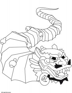 Coloriage Nouvel An Chinois Beau Collection Coloriage Cool Nouvel An Chinois Dragon Jecolorie