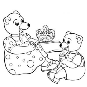 Coloriage Ours Brun Beau Images Petit Ours Brun Coloriage Petit Ours Brun En Ligne