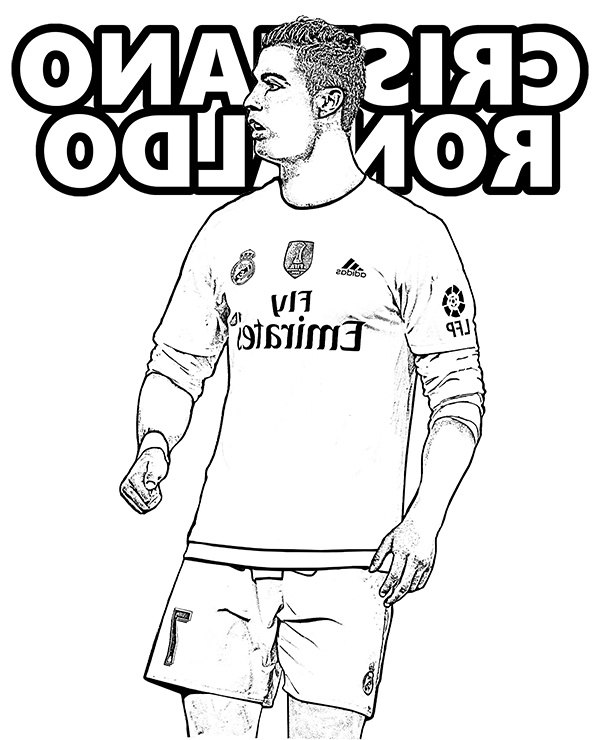 Coloriage Portugal Beau Photos Cr7 Coloring Page Tennis