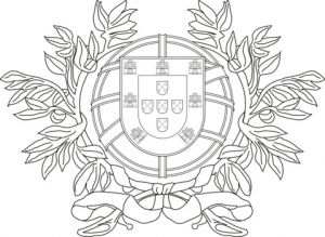 Coloriage Portugal Unique Galerie Coat Of Arms Of Portugal Coloring Page