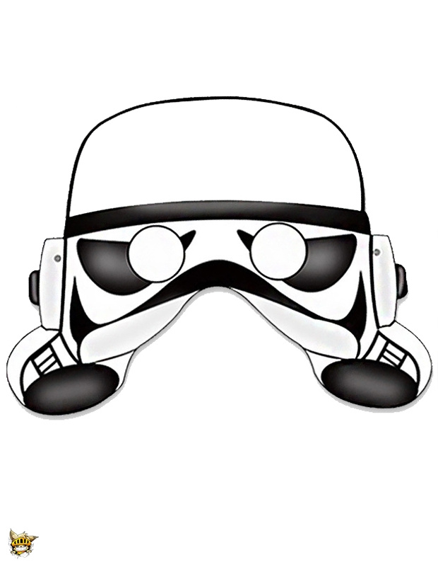 Coloriage Star Wars Stormtrooper Beau Image Masque Stormtrooper Est Un Découpage De Star Wars