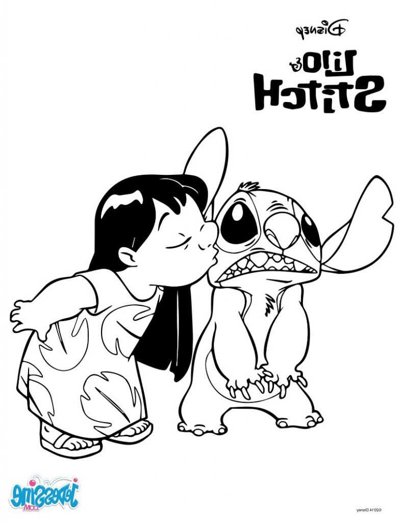 Coloriage Stich Bestof Images Coloriages Lilo Et Stitch Fr Hellokids