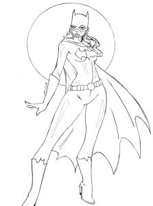 Coloriage Super Héros Girl Élégant Stock Batgirl 14 Super Héros – Coloriages à Imprimer