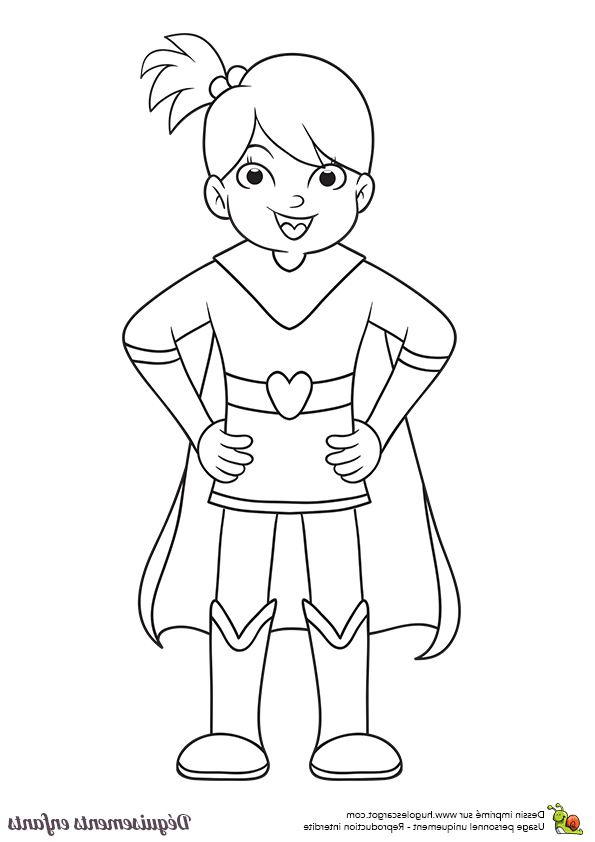 Coloriage Super Héros Girl Inspirant Photos 20 Dessins De Coloriage Supergirl à Imprimer