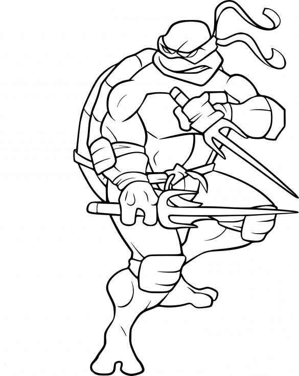 Coloriage tortue Ninja Inspirant Images Coloriage De tortue Ninja Raphael à Imprimer Sur Coloriage