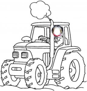 Coloriage Tracteur Remorque Inspirant Images Tracteur tom Dessin
