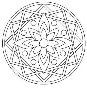 Coloriages à Imprimer Mandala Impressionnant Images Coloriage A Imprimer Mandala Rosace Gratuit Et Colorier