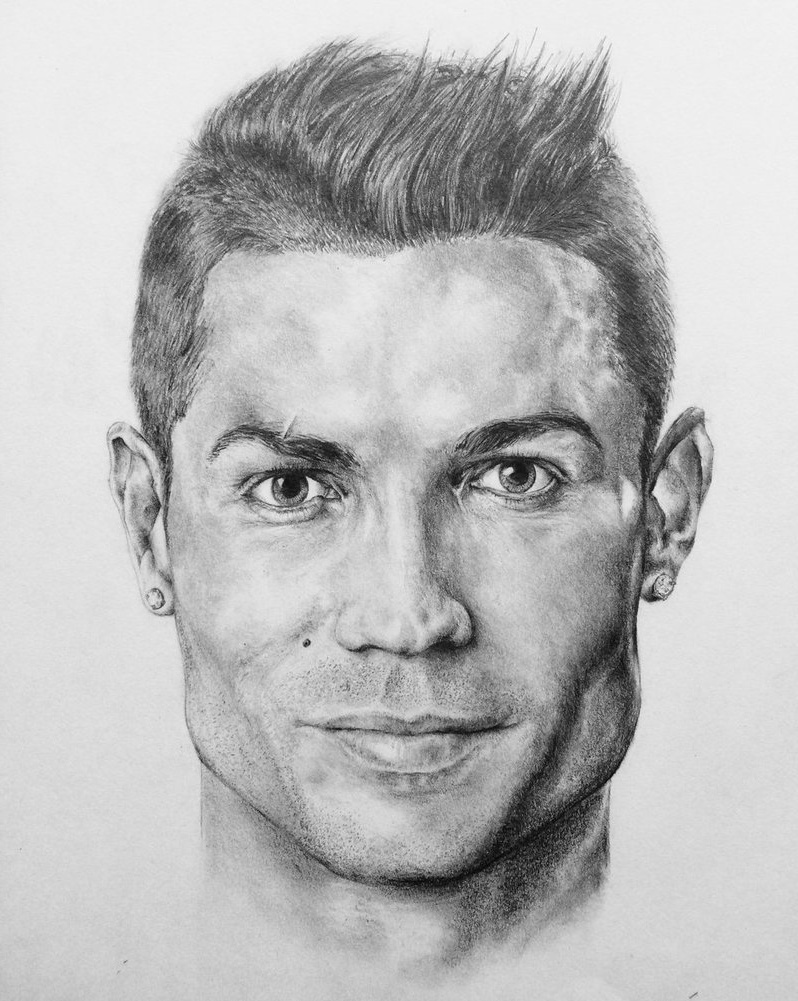 Dessin Cr7 Beau Collection Drawn Pice Ronaldo Pencil and In Color Drawn Pice Ronaldo