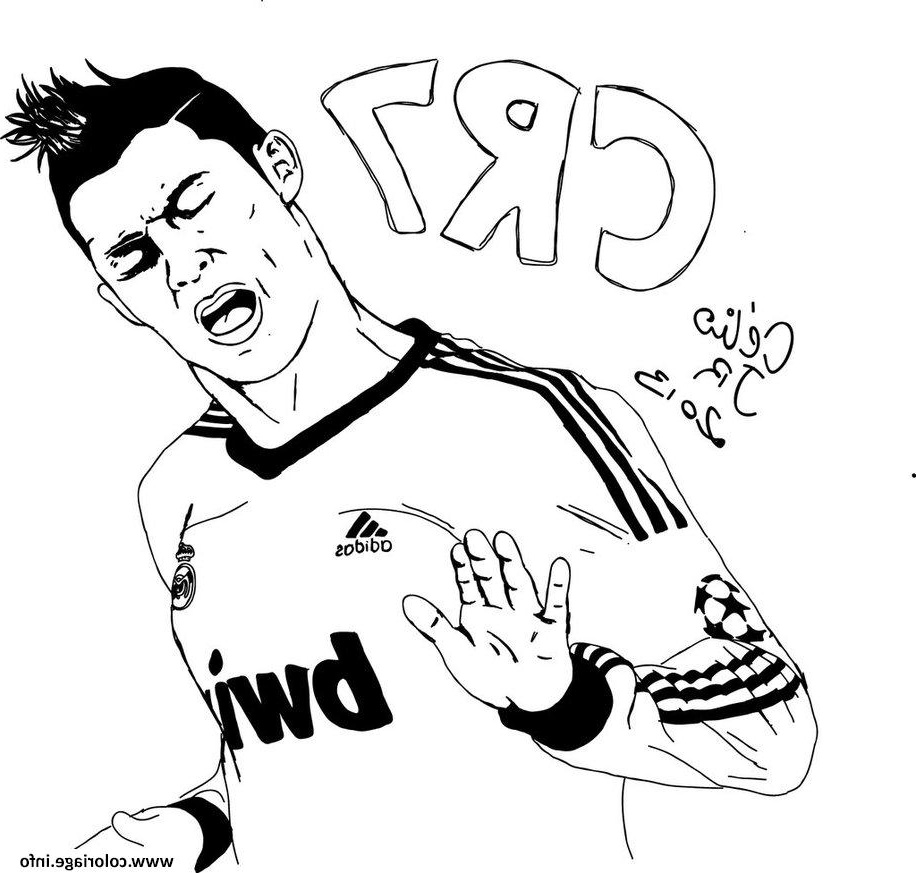 Dessin De Foot A Imprimer Inspirant Photos Coloriage Cr7 Cristiano Ronaldo but Oklm Dessin