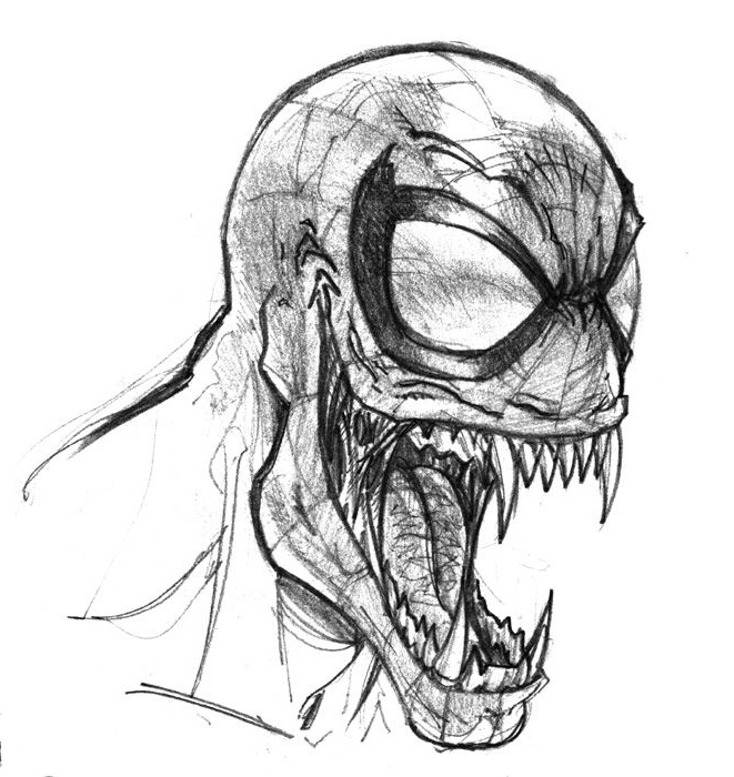Dessin De Venom Beau Image Venom Drawings