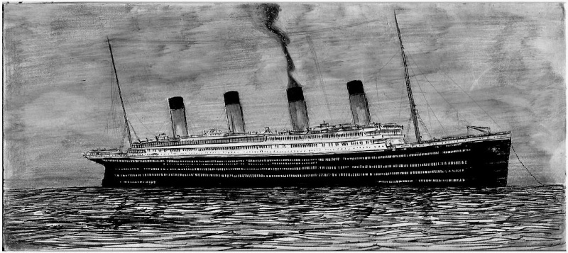 Dessin Du Titanic Beau Photos Serie De Dessins Sur Le Titanic &amp; Ses Sister Ships