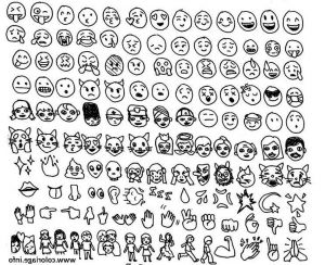 Dessin Emoji A Imprimer Inspirant Image Coloriage Emoji Emoticon List Dessin
